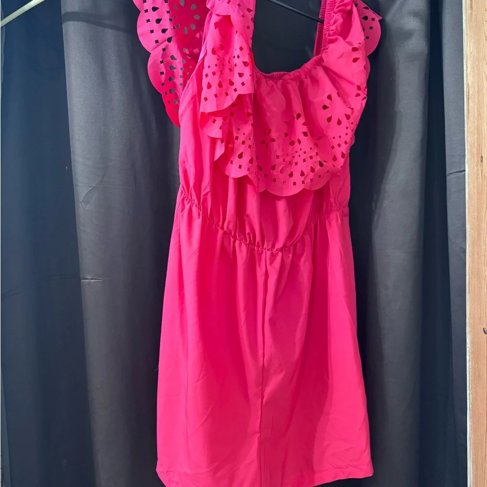 SHEIN Curve Fuchsia Dress - Picture 3 of 3